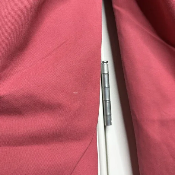 Vintage Polo Ralph Lauren Pleated Chinos Mens 36/28 Salmon 100% Cotton Trousers - Picture 4 of 12